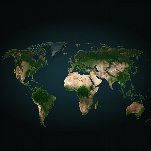 Global finance map