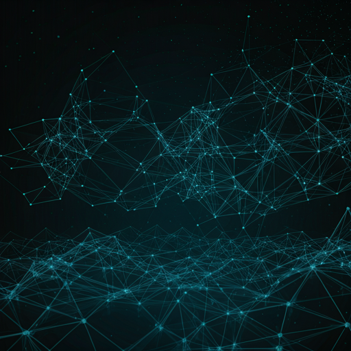 Abstract digital network lines